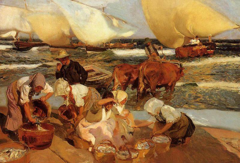 Joaquin Sorolla Beach at Valencia,